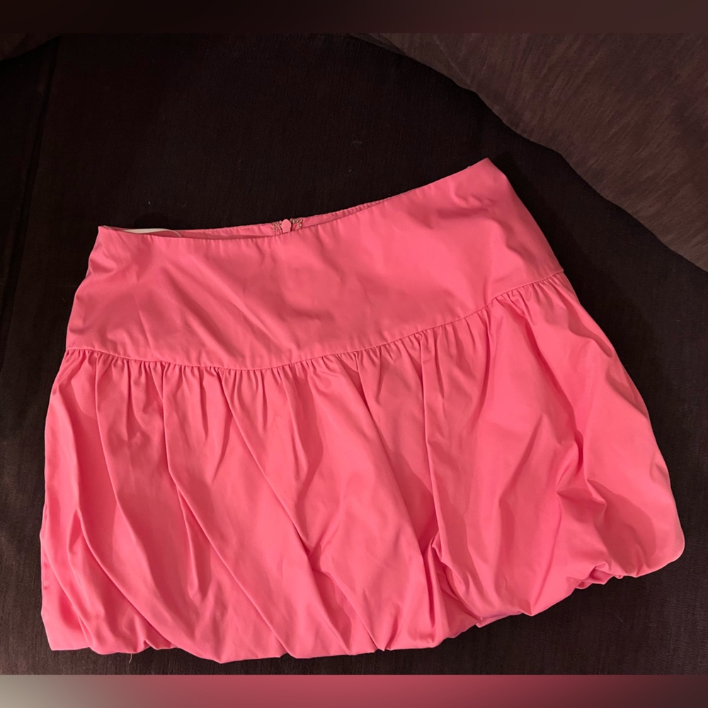 Amanda Uprichard Heidi Skirt in Hot Pink
